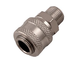 Муфта универсальная быстросъемная ("мама") 3/8, внешняя резьба, 2 шт, Stels