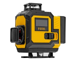 Лазерный уровень мультипризменный DLV 360-4T, 30 м, зеленый луч, Li-Ion 2,4 Aч, штатив// Denzel-foto22