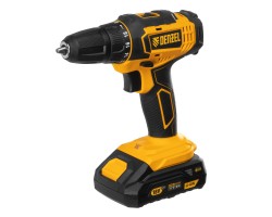 Дрель-шуруповерт аккумуляторная CDL-18-02BM, Li-Ion, 18 В, 2 аккумулятор Denzel 