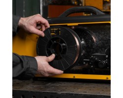 Омедненная проволока ER70S-6, диам. 1 мм, 5 кг, диам. катушки D200 Denzel-foto8