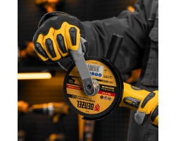 Пневматическая углошлифовальная машина AG125, 11000 об/мин, 125 мм, 186 л/мин Denzel-foto18