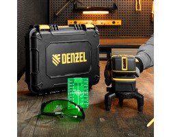 Лазерный уровень LX 06 Green, 30 м, 520 нм, аккумулятор Li 5200 mAh, резьба 5/8" Denzel-foto10
