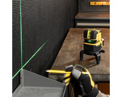 Лазерный уровень LX 06 Green, 30 м, 520 нм, аккумулятор Li 5200 mAh, резьба 5/8" Denzel-foto7