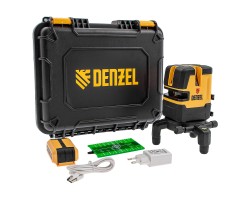 Лазерный уровень LX 06 Green, 30 м, 520 нм, аккумулятор Li 5200 mAh, резьба 5/8" Denzel-foto5