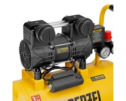 Компрессор безмасл. малошумный DLP-950/24, 950Вт,24 л, 2850 об/мин, 170 л/мин Denzel-foto9