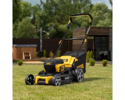 Газонокосилка аккумуляторная бесщет. DLM-460, 460 мм, травосб. 65 л., Li-Ion, 40 В Denzel-foto39