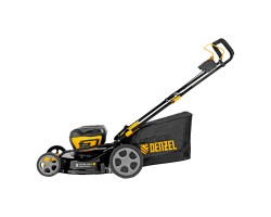 Газонокосилка аккумуляторная бесщет. DLM-460, 460 мм, травосб. 65 л., Li-Ion, 40 В Denzel-foto7