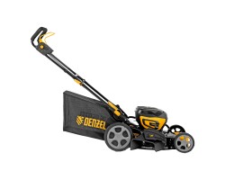 Газонокосилка аккумуляторная бесщет. DLM-460, 460 мм, травосб. 65 л., Li-Ion, 40 В Denzel-foto8