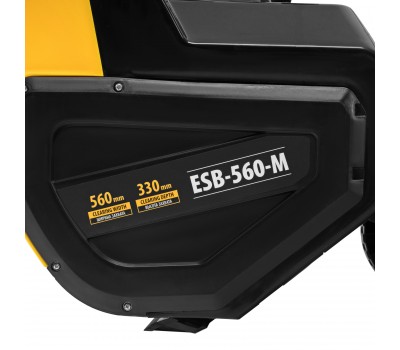 Электрическая снегоуборочная машина ESB-560-M, 2,5 кВт, металлический шнек, LED фара Denzel