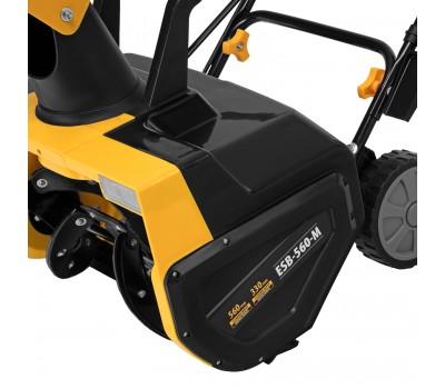 Электрическая снегоуборочная машина ESB-560-M, 2,5 кВт, металлический шнек, LED фара Denzel