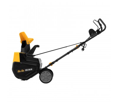 Электрическая снегоуборочная машина ESB-560-M, 2,5 кВт, металлический шнек, LED фара Denzel