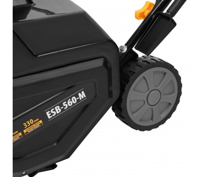 Электрическая снегоуборочная машина ESB-560-M, 2,5 кВт, металлический шнек, LED фара Denzel