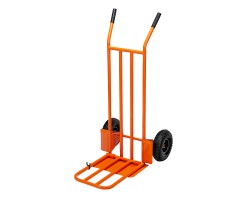 Тележка ручная 2-х колесная, усиленная, г/п 250кг, откидная платформа 530х400мм Сибртех-foto4