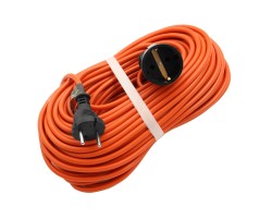 Удлинитель-шнур силовой 30 м, 6А, тип УХз6, ПВС, 1 розетка без заземления Сибртех