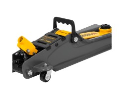 Домкрат гидравлический подкатной с фиксатором, 2,5 т, 85-385 мм, в пласт. кейсе Denzel-foto21