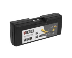 Домкрат гидравлический подкатной с фиксатором, 2,5 т, 85-385 мм, в пласт. кейсе Denzel-foto18