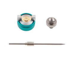 Краскораспылитель AG 810 HVLP, гравитационный, сопло 0.8 мм и 1 мм Stels-foto8