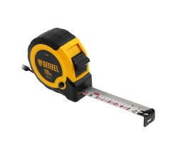 Рулетка 10м х 25мм, двухкомп. корпус, кнопка-пауза Denzel-foto4