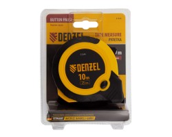 Рулетка 10м х 25мм, двухкомп. корпус, кнопка-пауза Denzel-foto8