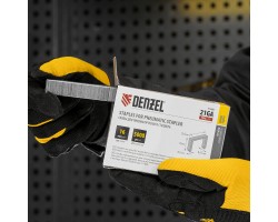 Скобы 21GA для пнев. степл., 16мм, шир. - 0,95мм, тол. - 0,6мм, шир. скобы - 12,8мм, 5000шт Denzel-foto4