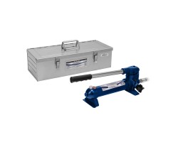 Растяжка гидравлическая, 4 т, набор из 17 предметов, 7 сменных насадок, в металлическом кейсе Stels