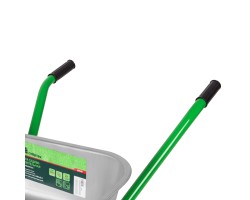 Тачка садово-строительная с PU колесом, грузоподъемность 180 кг, объем 90 л Сибртех-foto10