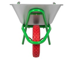 Тачка садово-строительная с PU колесом, грузоподъемность 180 кг, объем 90 л Сибртех-foto7