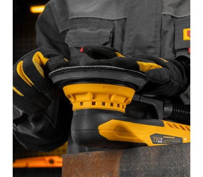 Машина шлифовальная орбитальная бесщет OS-150-BL, 350 Вт, 4000-10000 об/мин Denzel Машина шлифовальная орбитальная бесщет OS-150-BL, 350 Вт, 4000-10000 об/мин Denzel