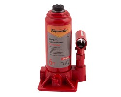 Домкрат гидравлический бутылочный, 6 т, h подъема 180–340 мм Sparta Compact-foto4