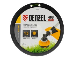 Леска для триммера круглая, 1,6мм х 408м, на DIN катушке FLEX CORD, Denzel-foto3