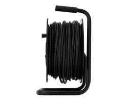 Удлинитель силовой на кабельной катушке, ПВС, 50 м, 4 розетки, 16А, тип УХз16, Сибртех-foto2