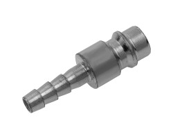 Ниппель универсальный быстросъемный ("папа") 1/4, со штуцером "елка" под шланг 6 мм, 2 шт, Stels-foto3