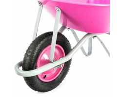 Тачка садовая, грузоподъемность 160 кг, объем 78 л Pink Line Palisad-foto5