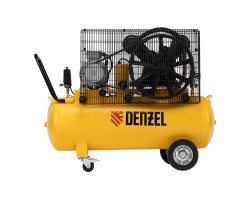 Компрессор воздушный рем. привод BCV 4000-T/100, 4,0 кВт, 100 литров, 690 л/мин Denzel-foto5