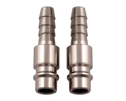 Ниппель универсальный быстросъемный ("папа") со штуцером "елка" под шланг 8 мм, 2 шт. Stels-foto3