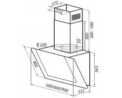 Кухонная вытяжка MAUNFELD York Push 50 белый-foto16