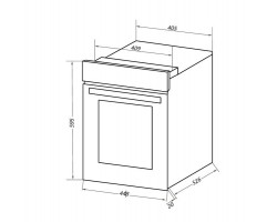 Шкаф духовой электрический MAUNFELD EOEM516B-foto2
