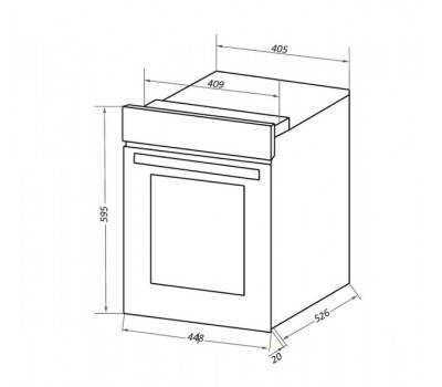 Шкаф духовой электрический MAUNFELD EOEC516W