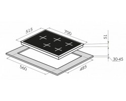 Газовая варочная панель MAUNFELD EGHE.75.33CBG1.R\G-foto2