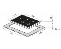 Газовая варочная панель MAUNFELD EGHE.75.33CBG2.R\G-foto2