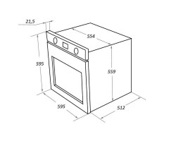 Шкаф духовой электрический MAUNFELD EOEFG.566RBG.RT-foto2