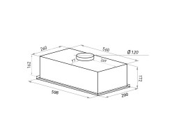 Вытяжка Maunfeld CROSBY BUILT 60 Inox-foto2