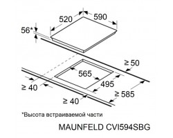 Варочная панель Maunfeld CVI594SBG-foto6