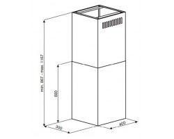 Вытяжка Maunfeld Bath Isla 401 нержавеющая сталь-foto8