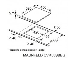 Варочная панель Maunfeld CVI453SBBG-foto5