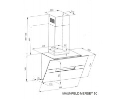 Вытяжка Maunfeld MERSEY 50 Inox Glass Black-foto11