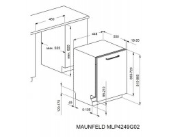 Посудомоечная машина Maunfeld MLP4249G02-foto19