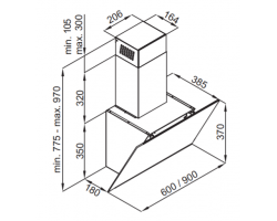 Вытяжка Maunfeld AURORA 60 Black Matted-foto3