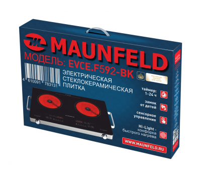 Электроплитка Maunfeld EVCE.F592-BK