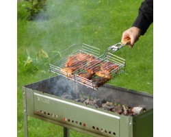 Мангал с ребрами жесткости 700 х 300 х 700 мм, Россия Camping Palisad Новинка-foto9